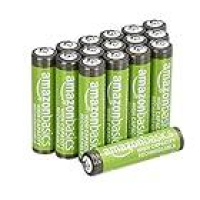 【大幅値下がり】Amazonベーシック 充電式単4形ニッケル水素電池 高容量 850mAh 最大500回充電可能 充電済み 16本パックが激安特価のイメージ