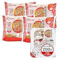 ■アイリスオーヤマ パックご飯 200g x 40個 国産米100% 低温製法米のおいしいごはん 4,582円のイメージ