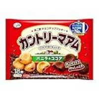 不二家 カントリーマアム バニラ＆ココア 18枚が265円のイメージ
