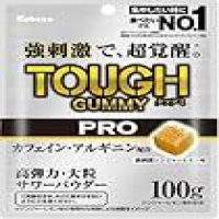 【大幅値下がり】カバヤ タフグミ PRO カフェイン ジンジャーレモン 100g×8個が激安特価のイメージ