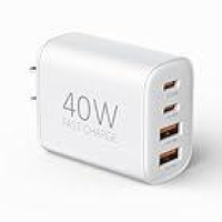 【秘密クーポン】合計40 PD 急速充電器 4ポート同時充電 Type-C USB コンセントが激安特価のイメージ