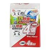 【実質344円】レック(LEC) 激落ちくん 流せる 除菌99.9% トイレクリーナー 清潔感のあるほのかな香り (24枚入×4パック) ・ アルコール&銀イオンの除菌が激安特価のイメージ