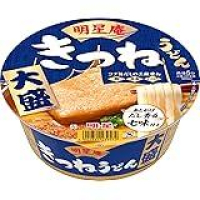 【1,982円】明星庵 きつねうどん 大盛 105g×12個が値下げ特価のイメージ