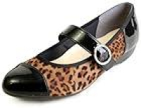 【爆下げ】[ファーストコンタクト] パンプス ローヒール 日本製 履きやすい IM39166 レディース ヒョウ 23.0 cmが激安特価のイメージ