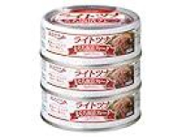 キョクヨー ライトツナまぐろ油漬 70g ×3缶が259円のイメージ