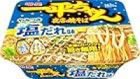 24時まで1個135円【ブラックフライデー】明星 一平ちゃん夜店の焼そば やみつき塩だれ味[ガーリックマヨネーズ付き、こってりうまい、オニオンねり込み麺]130g×12個が激安特価のイメージ