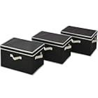 【1000円 】山善(YAMAZEN) どこでも 収納ボックス ふた付き 幅38×奥行25×高さ25cmがのイメージ