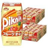 【訳アリ（賞味期限：2026年2月23日）】ピクニック フルーツオレ 紙パック ジュース 200ml 48本 フルーツ フルーツジュース 飲み物 常温保存 森永乳業 3,981円のイメージ